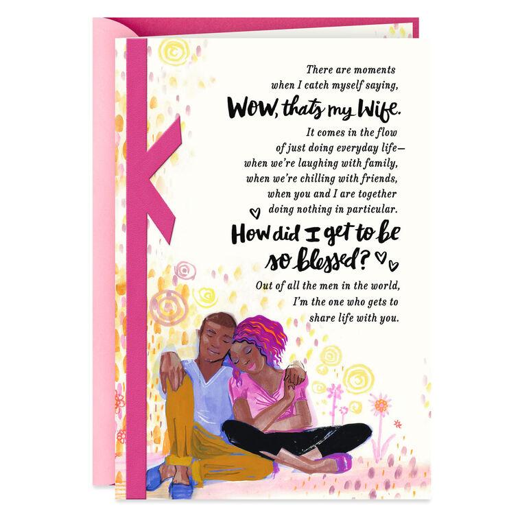 hallmark Grateful Husband Religious Birthday Card for Wife