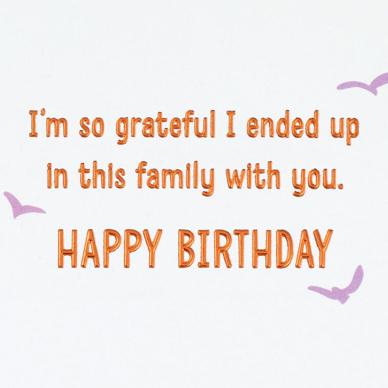 Hallmark Grateful To Be In This Family Birthday Card For Relative