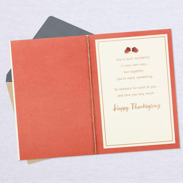 Hallmark Grateful To Have You Thanksgiving Card For Son And Daughter-in-Law