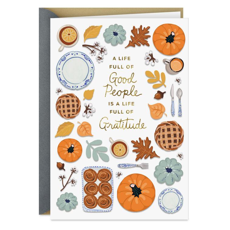 hallmark Grateful You're One of My People Thanksgiving Card