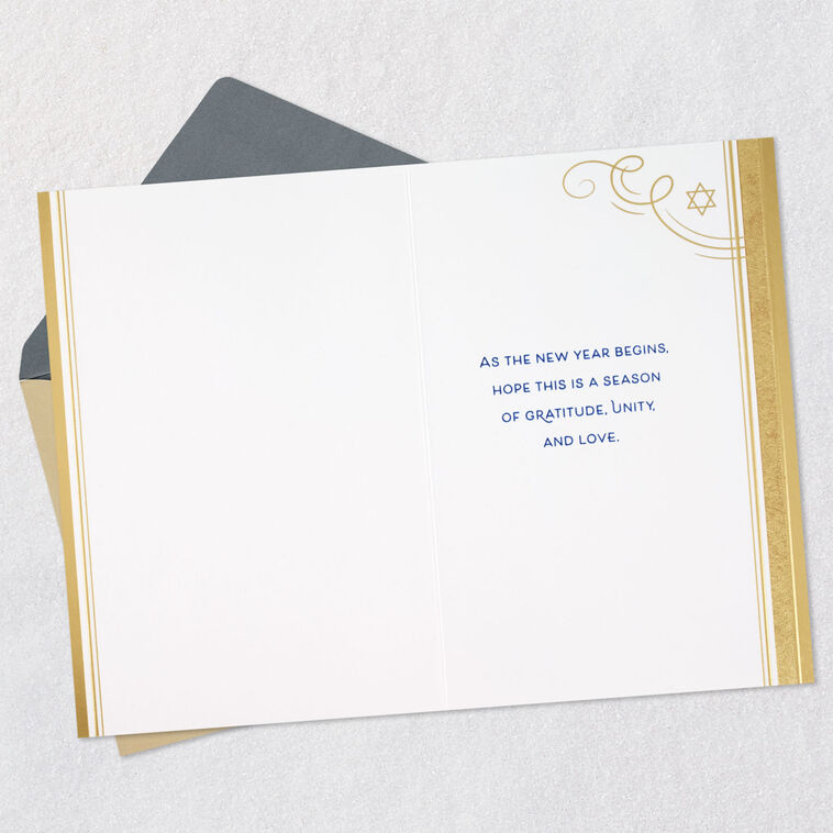 Hallmark Gratitude Unity And Love Rosh Hashanah Card