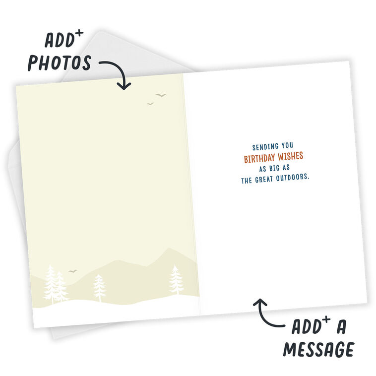 Hallmark Great Outdoors World's Greatest Person Custom Birthday Card