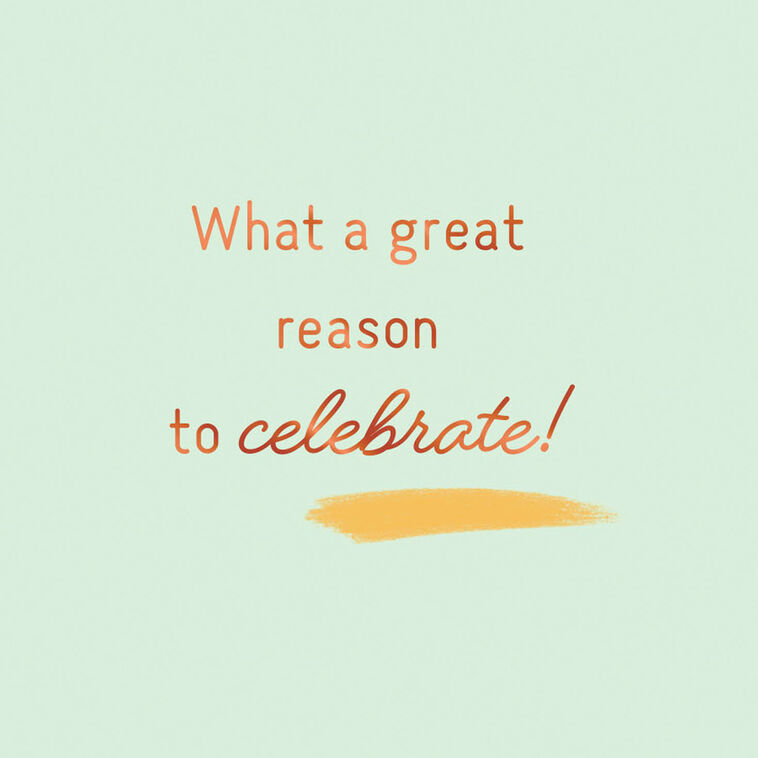 Hallmark Great Reason To Celebrate Gift Card Greeting Congratulations Card