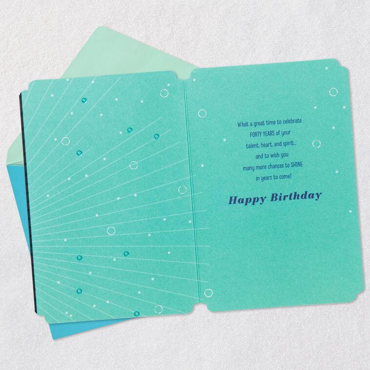 Hallmark Great Time To Celebrate 40th Birthday Card