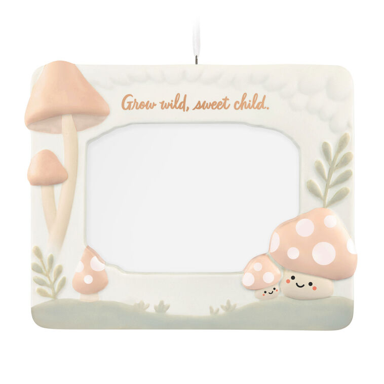 hallmark Grow Wild Sweet Child Porcelain Personalized Ornament Custom Photo