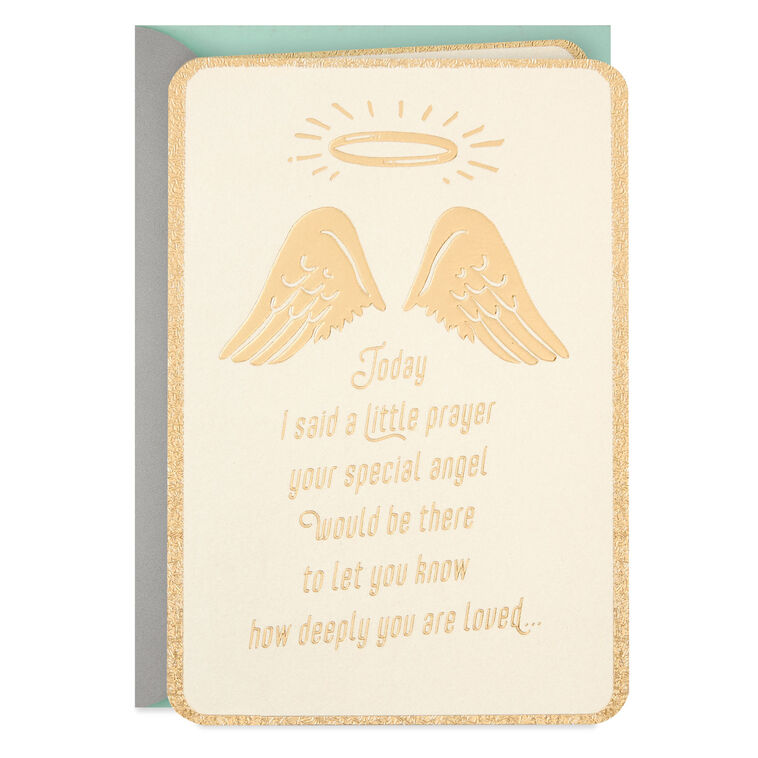 hallmark Guardian Angel Wishes Thinking of You Card