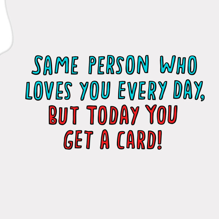 Hallmark Guess Who Loves You Funny Sweetest Day Card