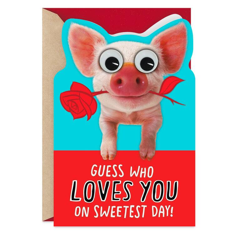 hallmark Guess Who Loves You Funny Sweetest Day Card