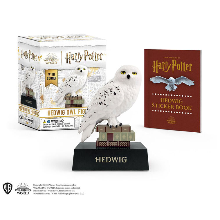 hallmark Hachette Harry Potter Mini Hedwig Owl Figurine With Sound