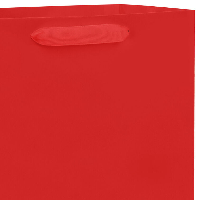 Hallmark 10.4" Red Large Square Gift Bag
