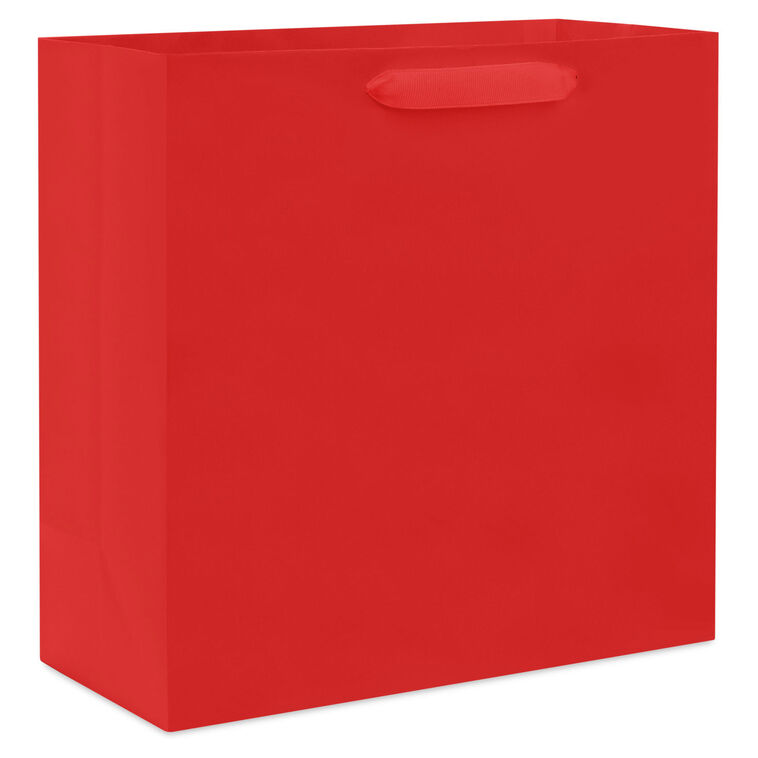 hallmark 10.4" Red Large Square Gift Bag