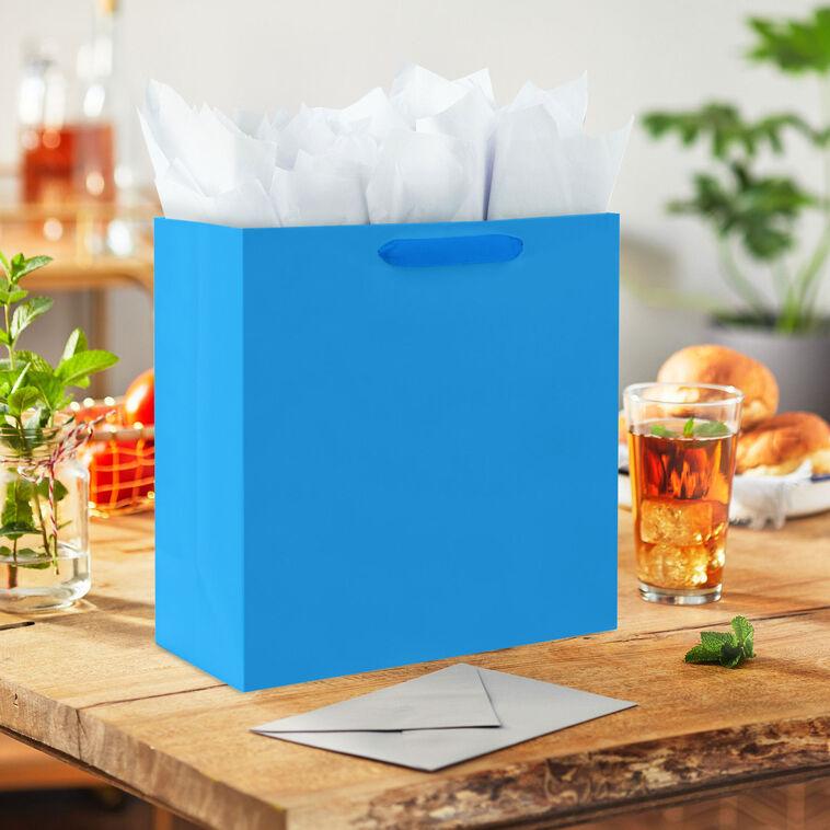 Hallmark 10.4" Royal Blue Large Square Gift Bag