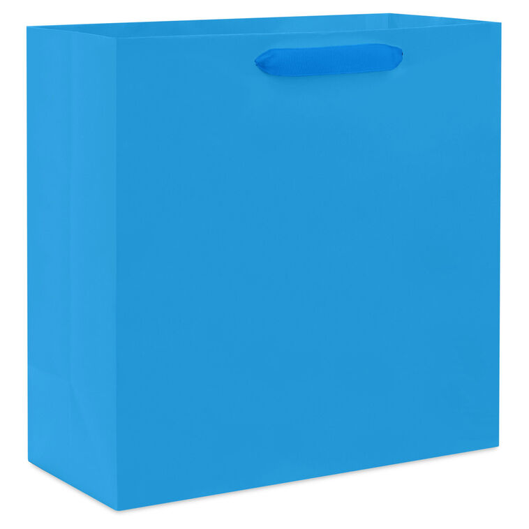 hallmark 10.4" Royal Blue Large Square Gift Bag