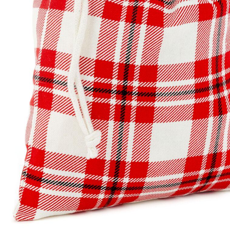 Hallmark 10" Assorted Plaid 3-Pack Fabric Gift Bags