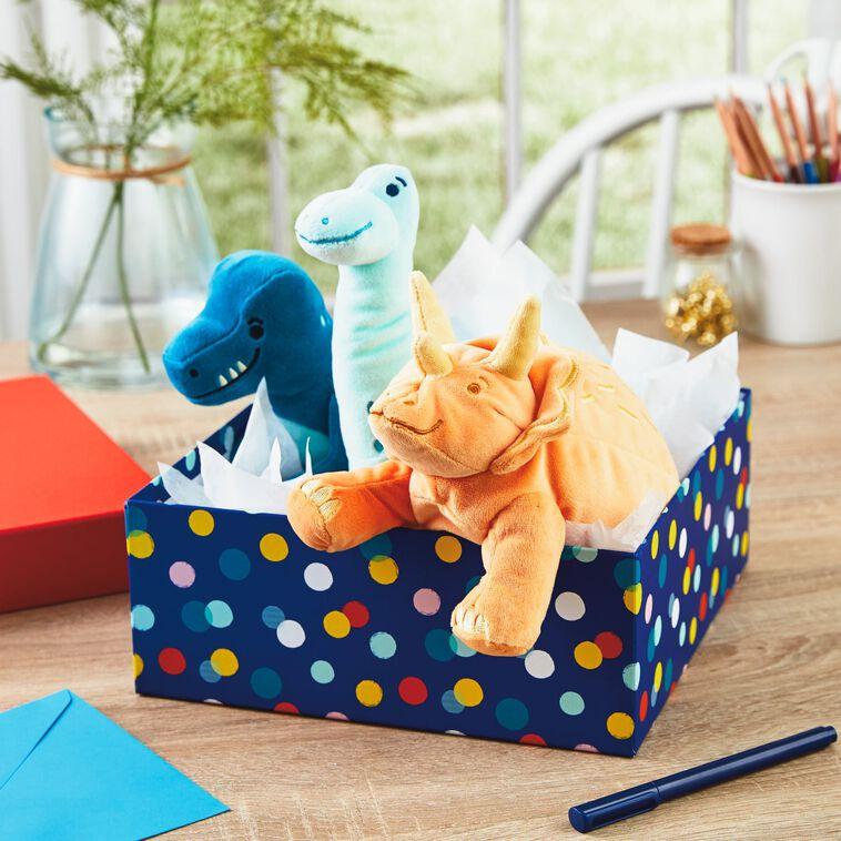 Hallmark 10" Square Multicolor Dots Gift Box