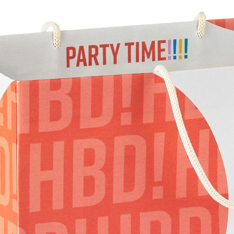 Hallmark 13" Balloons Large Birthday Gift Bag