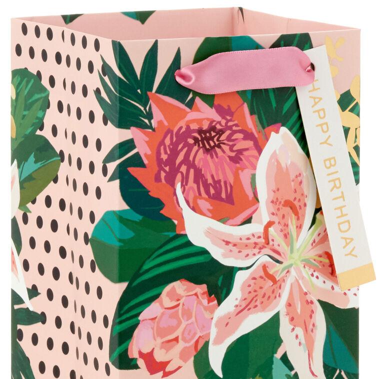 Hallmark 13" Birthday Bouquet Wine Gift Bag