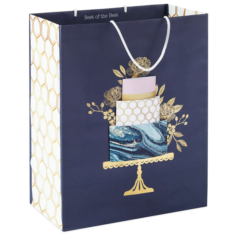 hallmark 13" Elegant Cake Large Gift Bag