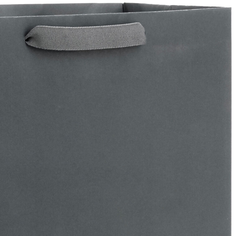 Hallmark 13" Gray Large Gift Bag