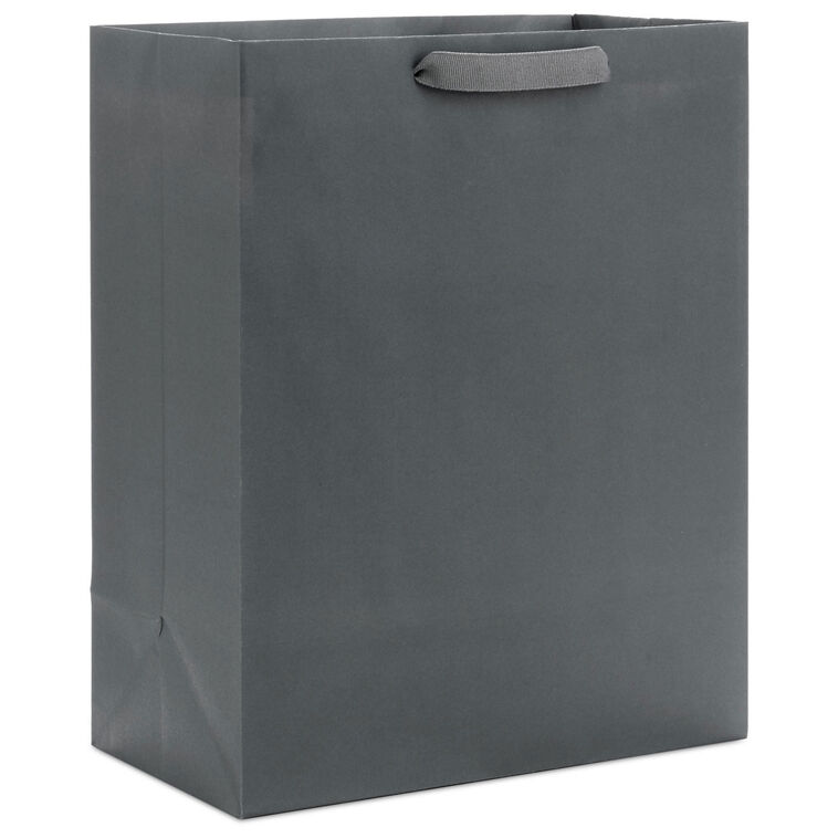 hallmark 13" Gray Large Gift Bag