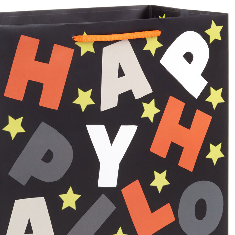 Hallmark 13" Happy Halloween Letters Large Gift Bag