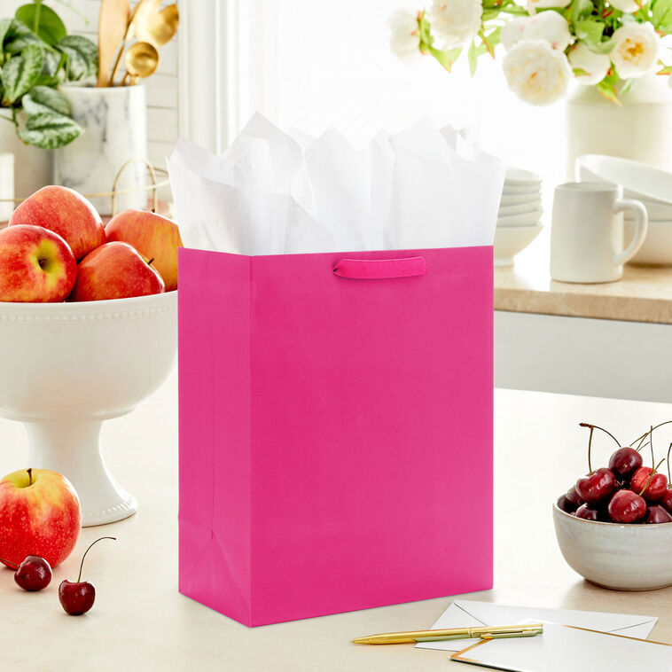 Hallmark 13" Hot Pink Large Gift Bag