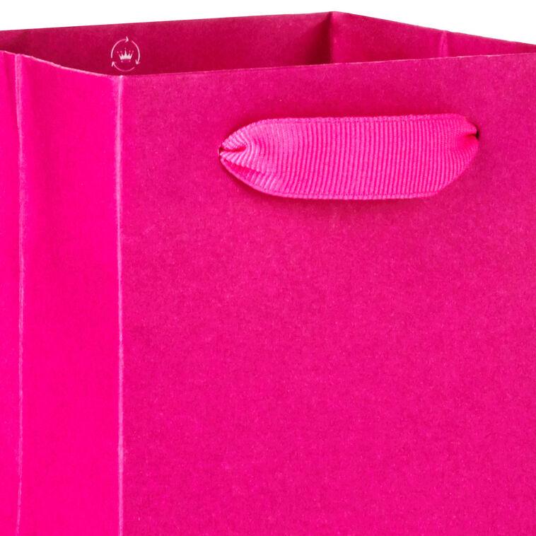 Hallmark 13" Hot Pink Wine Gift Bag
