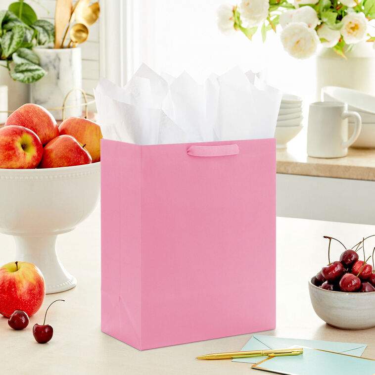 Hallmark 13" Light Pink Large Gift Bag
