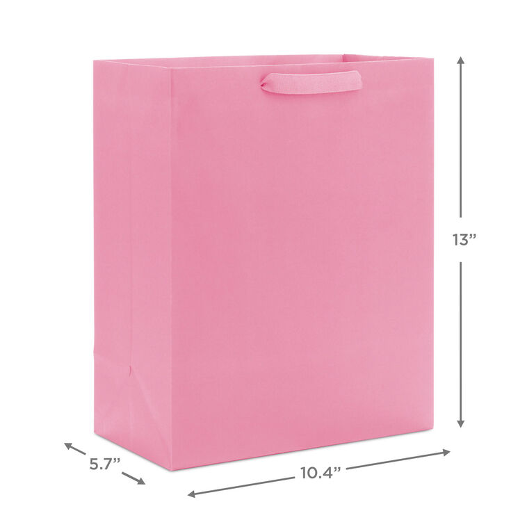 Hallmark 13" Light Pink Large Gift Bag