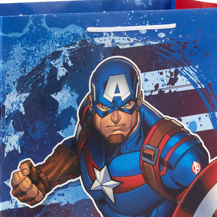 Hallmark 13" Marvel Captain America Large Gift Bag