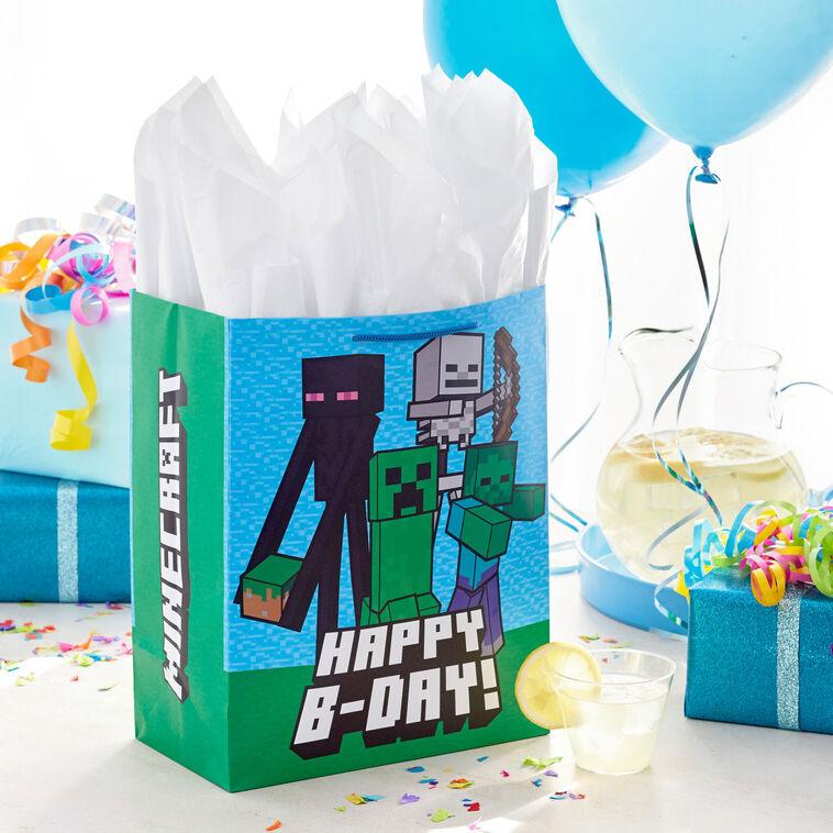 Hallmark 13" Minecraft Large Birthday Gift Bag