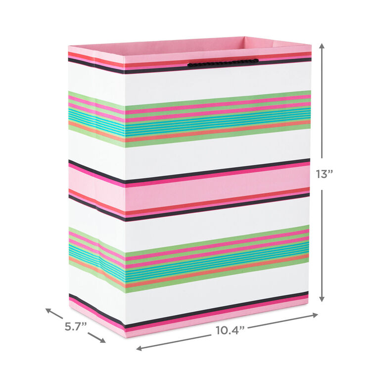 Hallmark 13" Modern Stripes Large Gift Bag