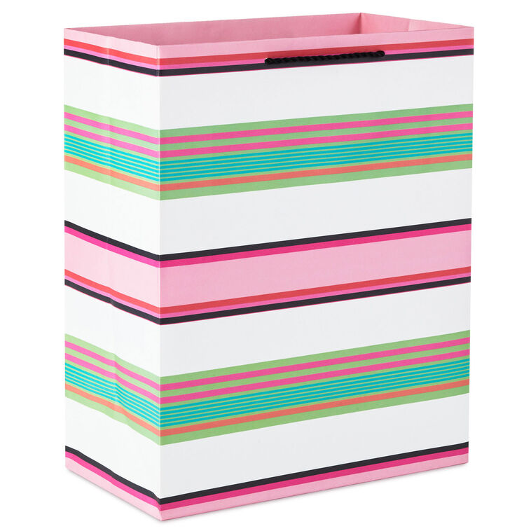 hallmark 13" Modern Stripes Large Gift Bag