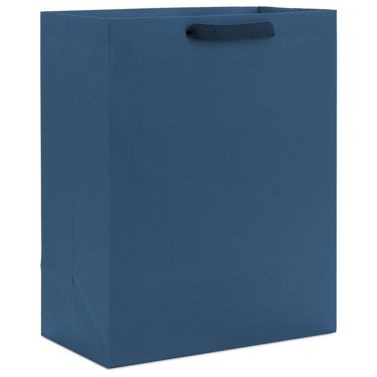 hallmark 13" Navy Large Gift Bag