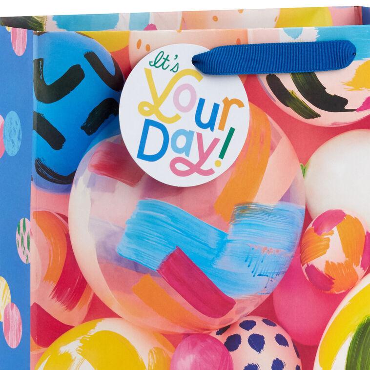 Hallmark 13" Painted Balloons Large Gift Bag