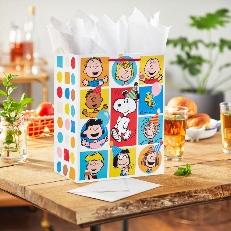 Hallmark 13" Peanuts® Gang Large Birthday Gift Bag