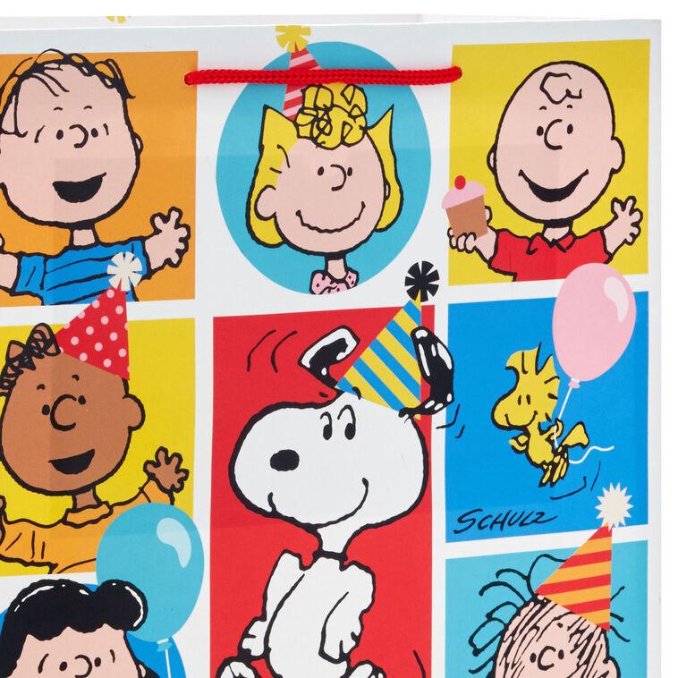 Hallmark 13" Peanuts® Gang Large Birthday Gift Bag