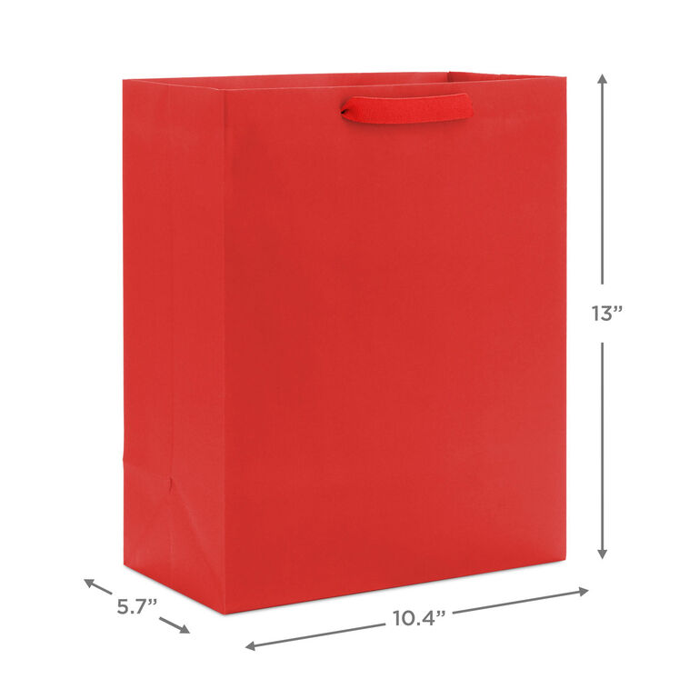 Hallmark 13" Red Large Gift Bag
