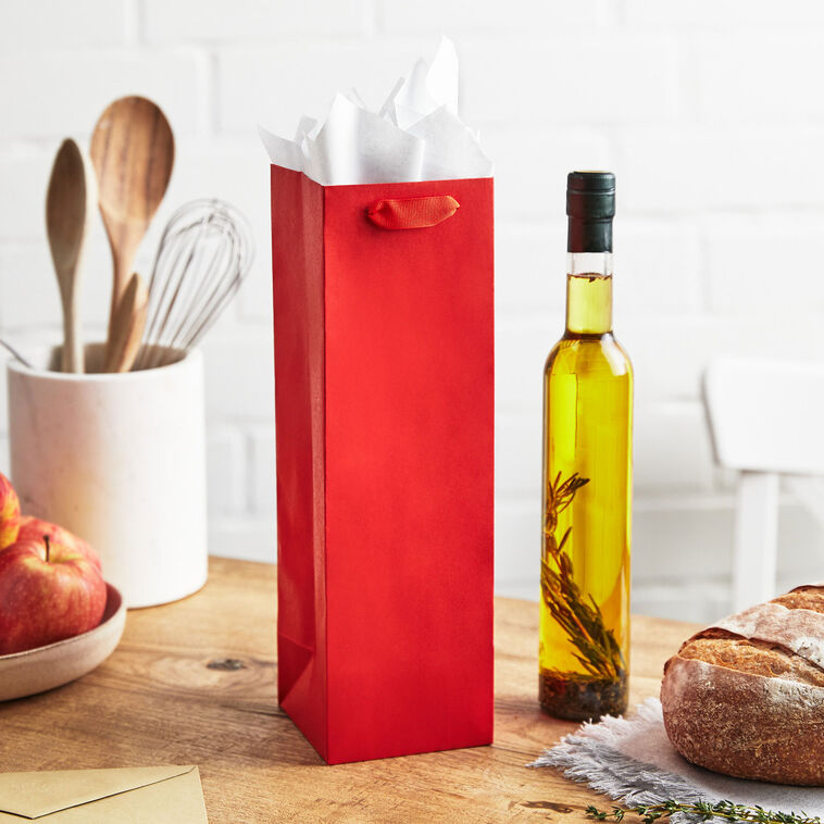 Hallmark 13" Red Wine Gift Bag