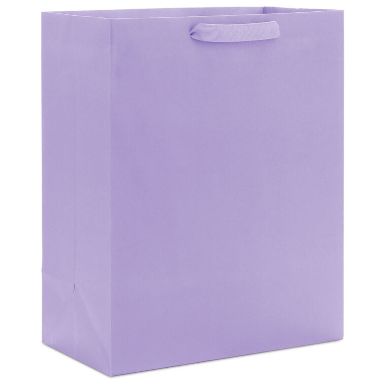 hallmark 13" Solid Lavender Large Gift Bag