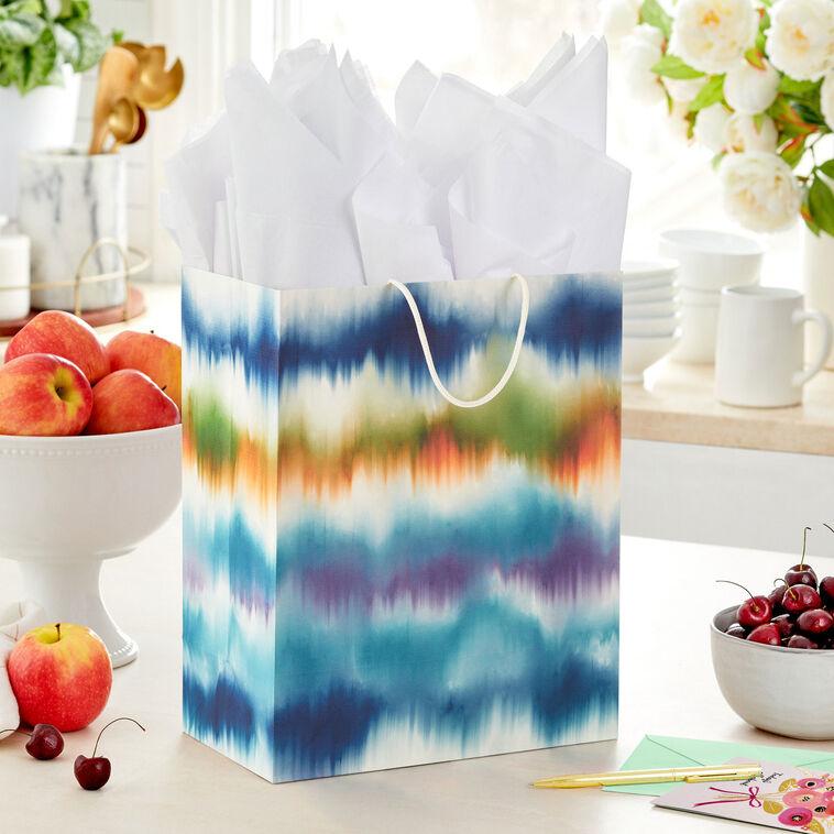 Hallmark 13" Watercolor Ikat Large Gift Bag