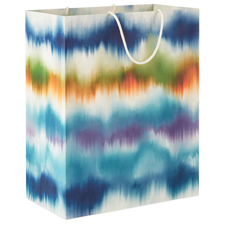 hallmark 13" Watercolor Ikat Large Gift Bag