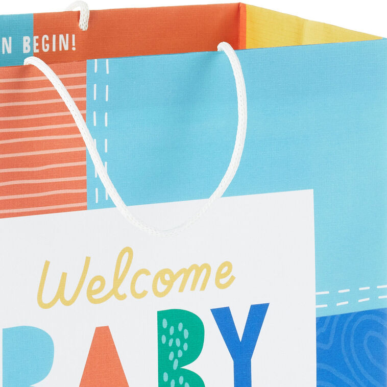 Hallmark 13" Welcome Baby Boy Large Gift Bag
