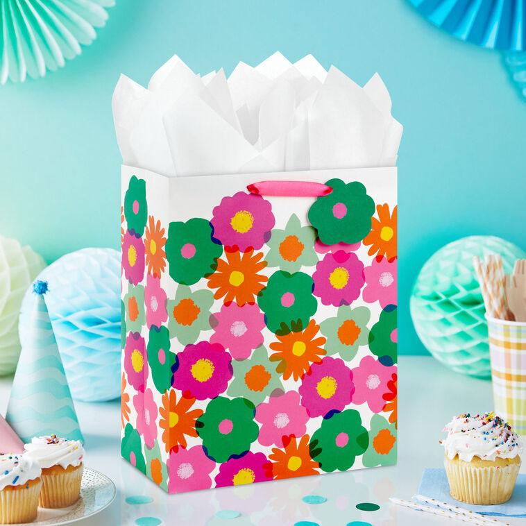 Hallmark 13" Whimsical Blooms Large Gift Bag