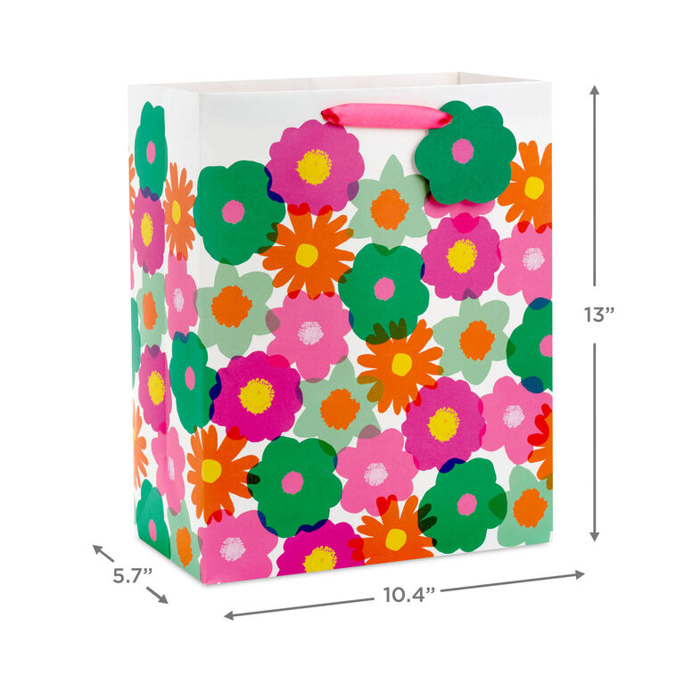 Hallmark 13" Whimsical Blooms Large Gift Bag