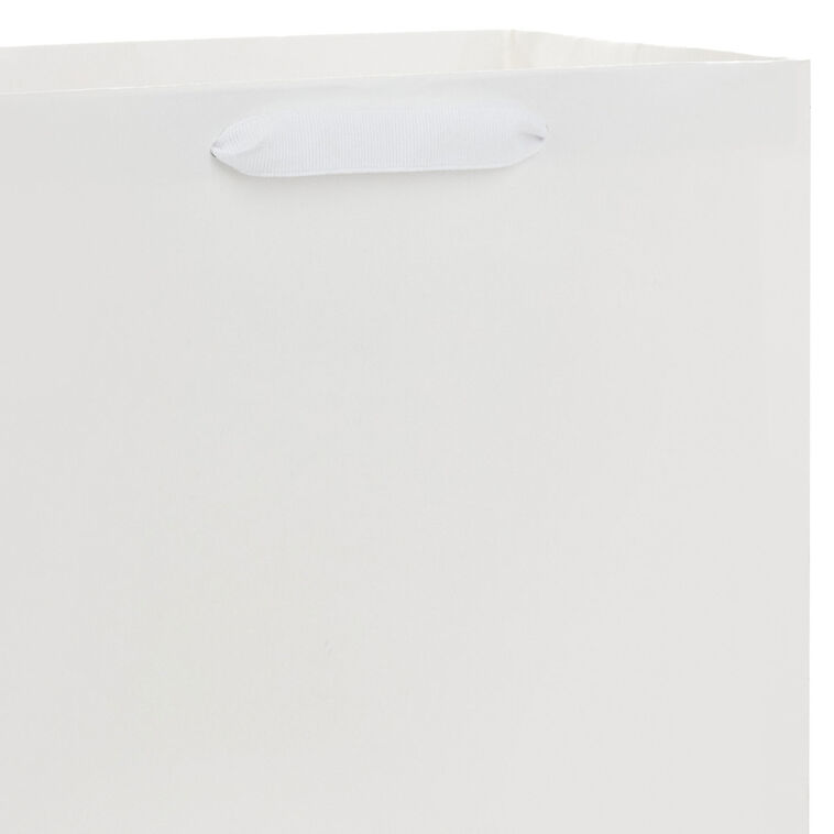 Hallmark 13" White Large Gift Bag