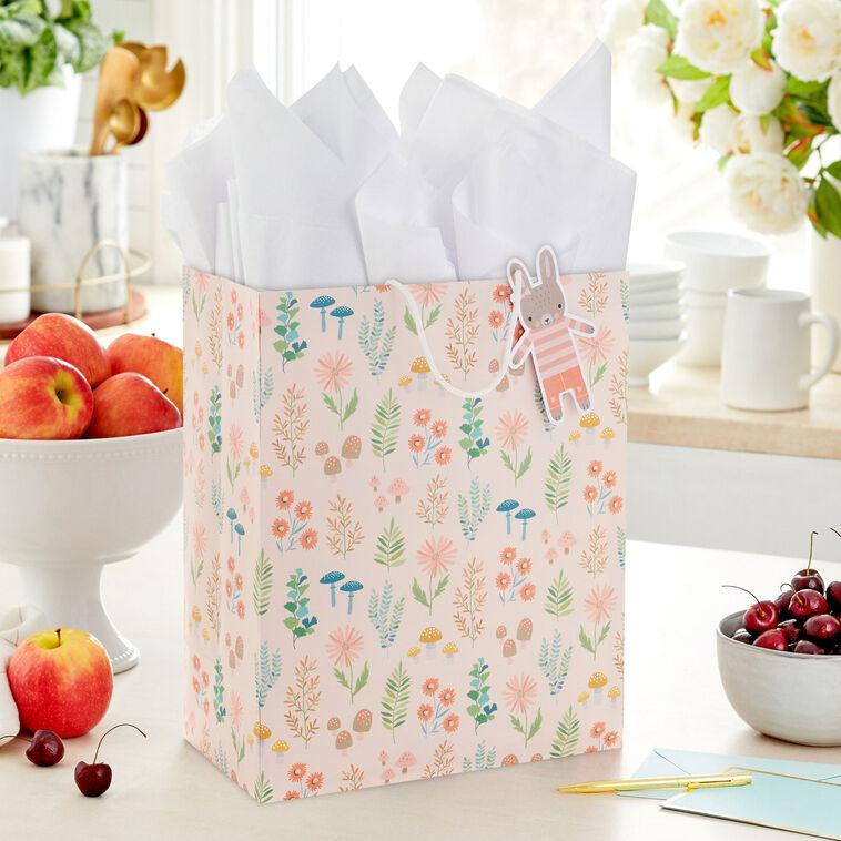 Hallmark 13" Woodland Flowers Large Gift Bag