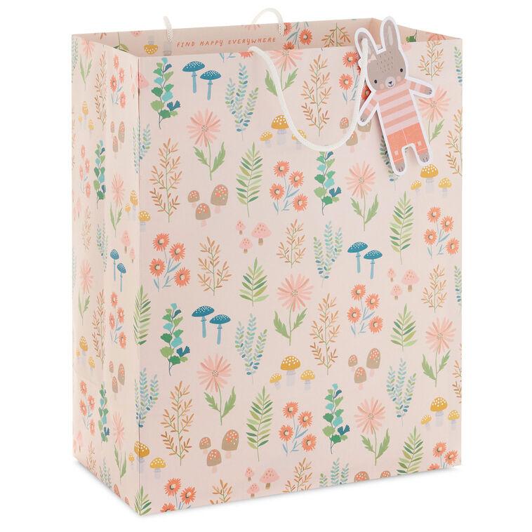 hallmark 13" Woodland Flowers Large Gift Bag