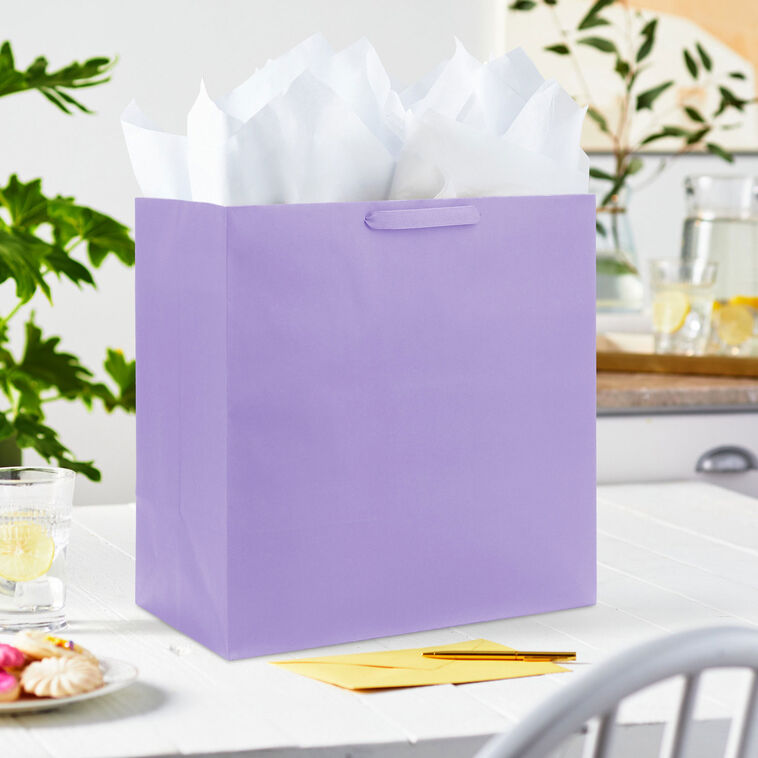 Hallmark 15" Lavender Extra-Deep Gift Bag