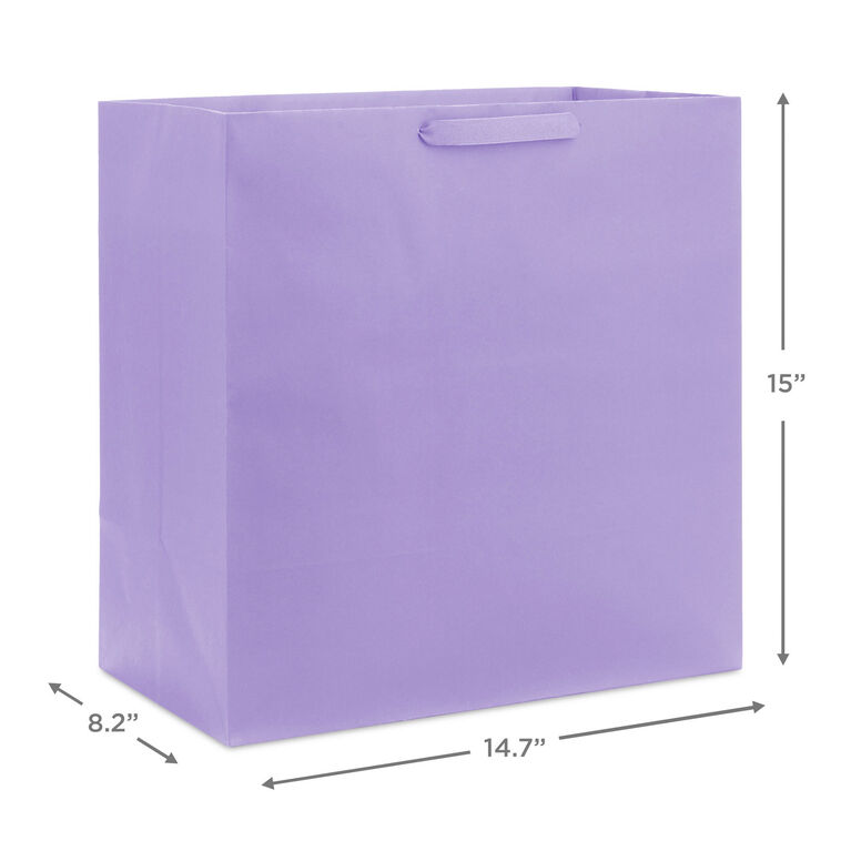 Hallmark 15" Lavender Extra-Deep Gift Bag